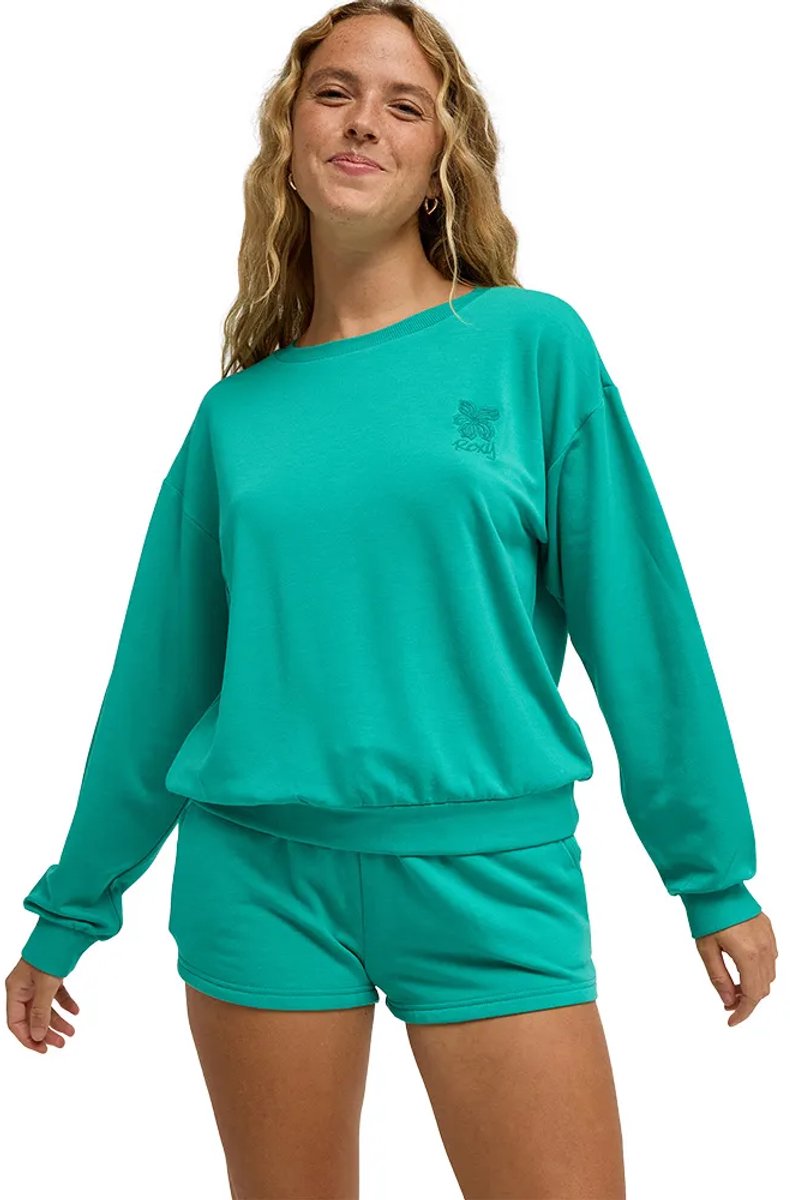 Roxy Surfing By Moonlight Sweatshirt L Vrouw Groen