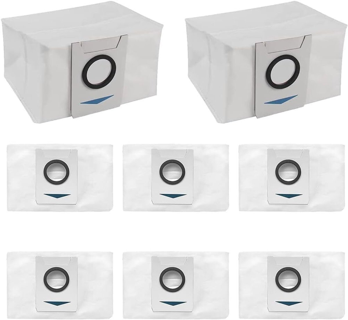 8-delige set stofzakken geschikt voor de Ecovacs Deebot X1 OMNI robotstofzuiger