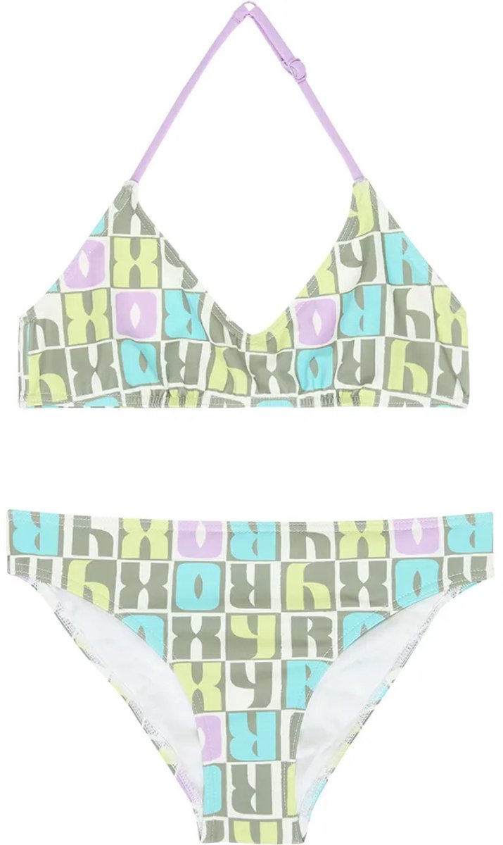 Roxy Letter Up Triangle Bralette Bikini 14 Years Meisje Groen