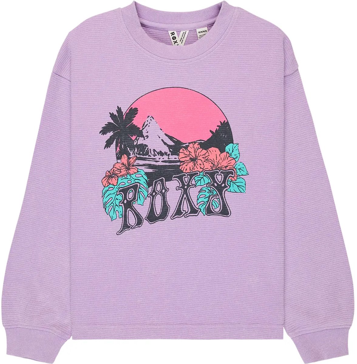 Roxy Eastside Midweight Rg T-shirt Met Lange Mouwen 16 Years Meisje Crocus Petal