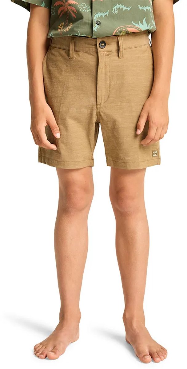 Billabong Crossfire Solid 15´´ Korte Broek 12 Years Jongen Creme