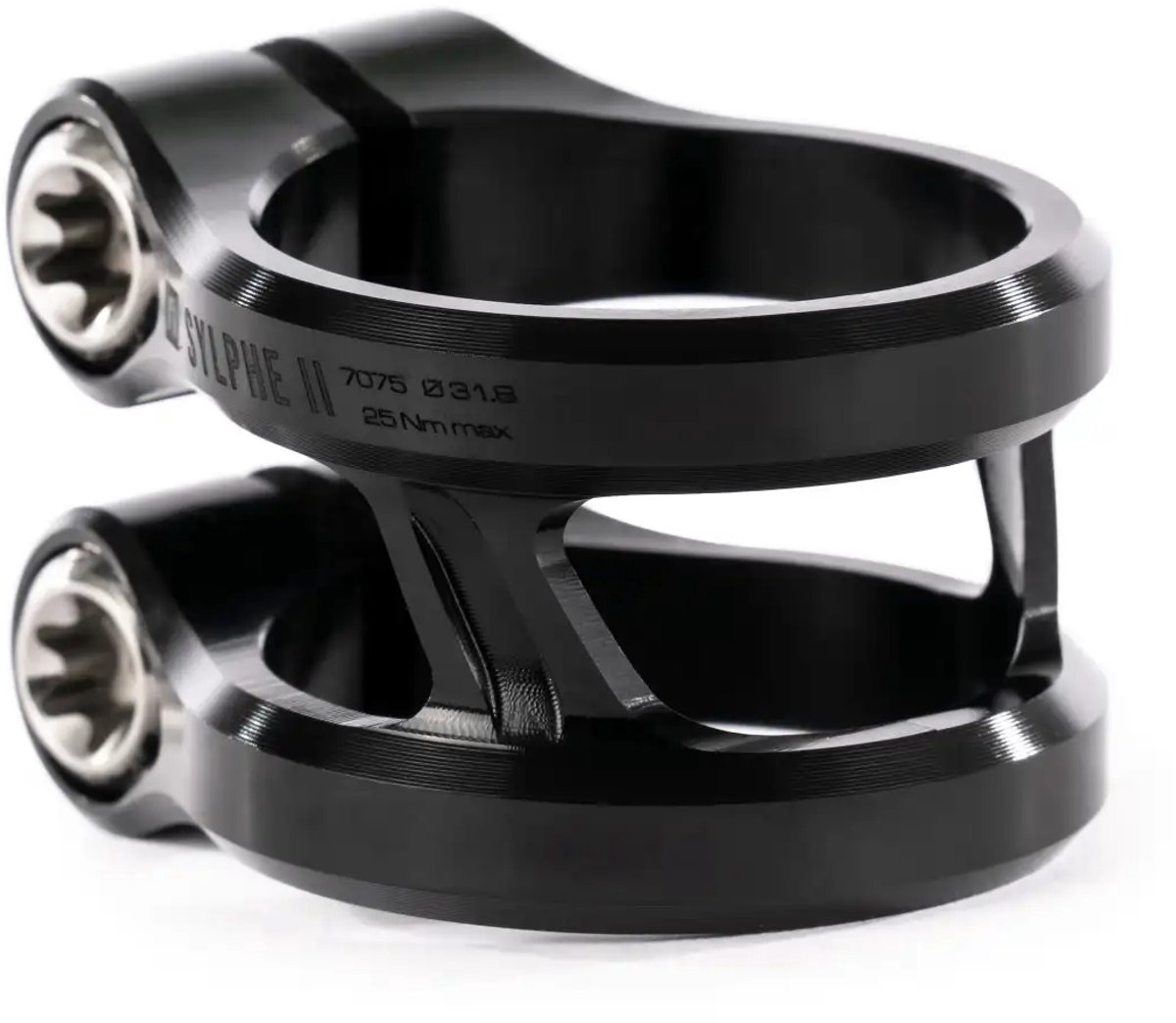 Ethic Sylphe V2 Serie - Stuurklem voor Stuntstep - Titaan Schroeven - Aluminium - Zwart