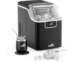 Bardi ijsblokjesmachine – 3,2 l – lcd display – zwart