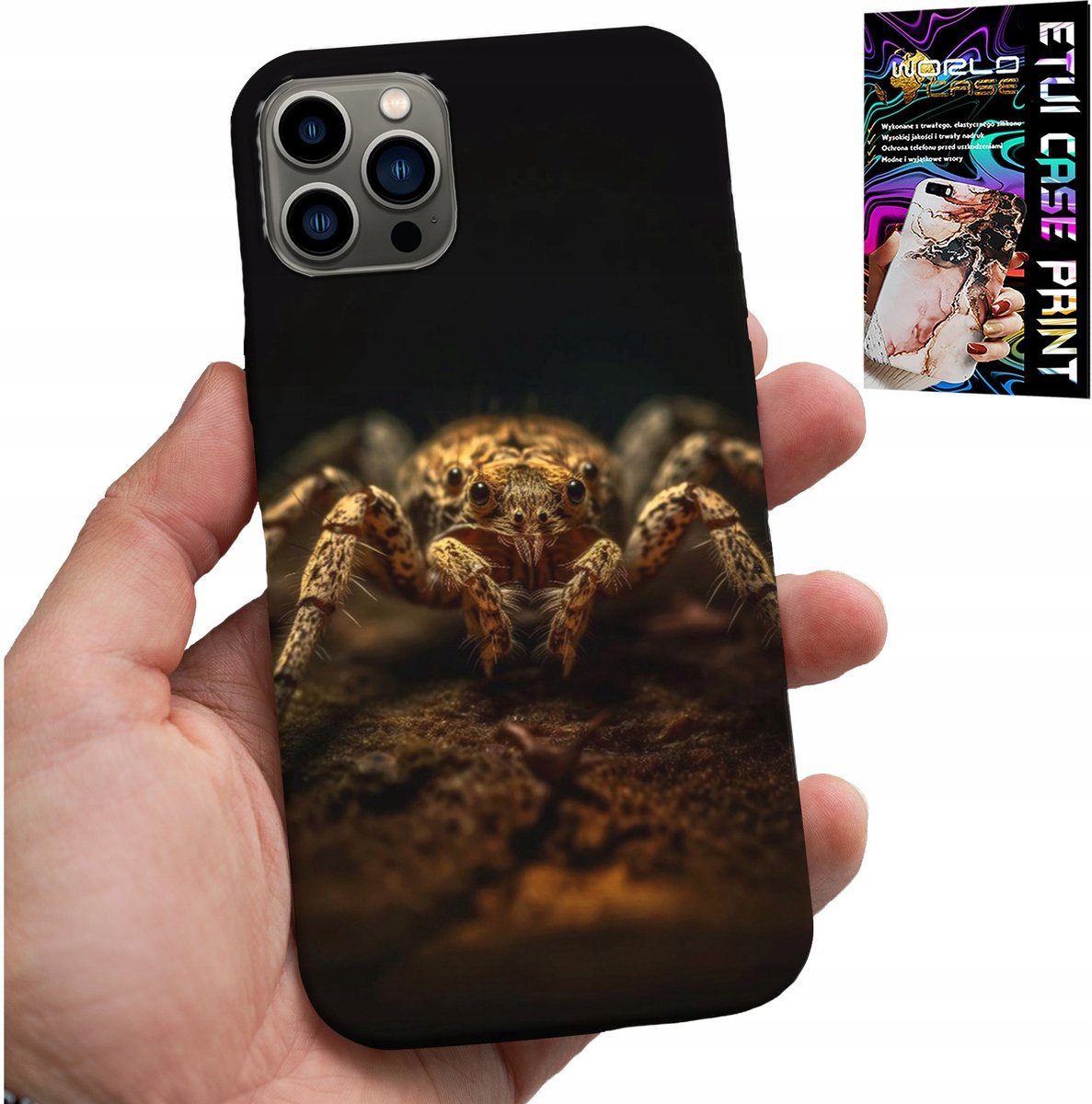HOESJE VOOR IPHONE 11 PRO MAX - SPIDER TARGET SPIDERS ARACHNIDS HOESJE