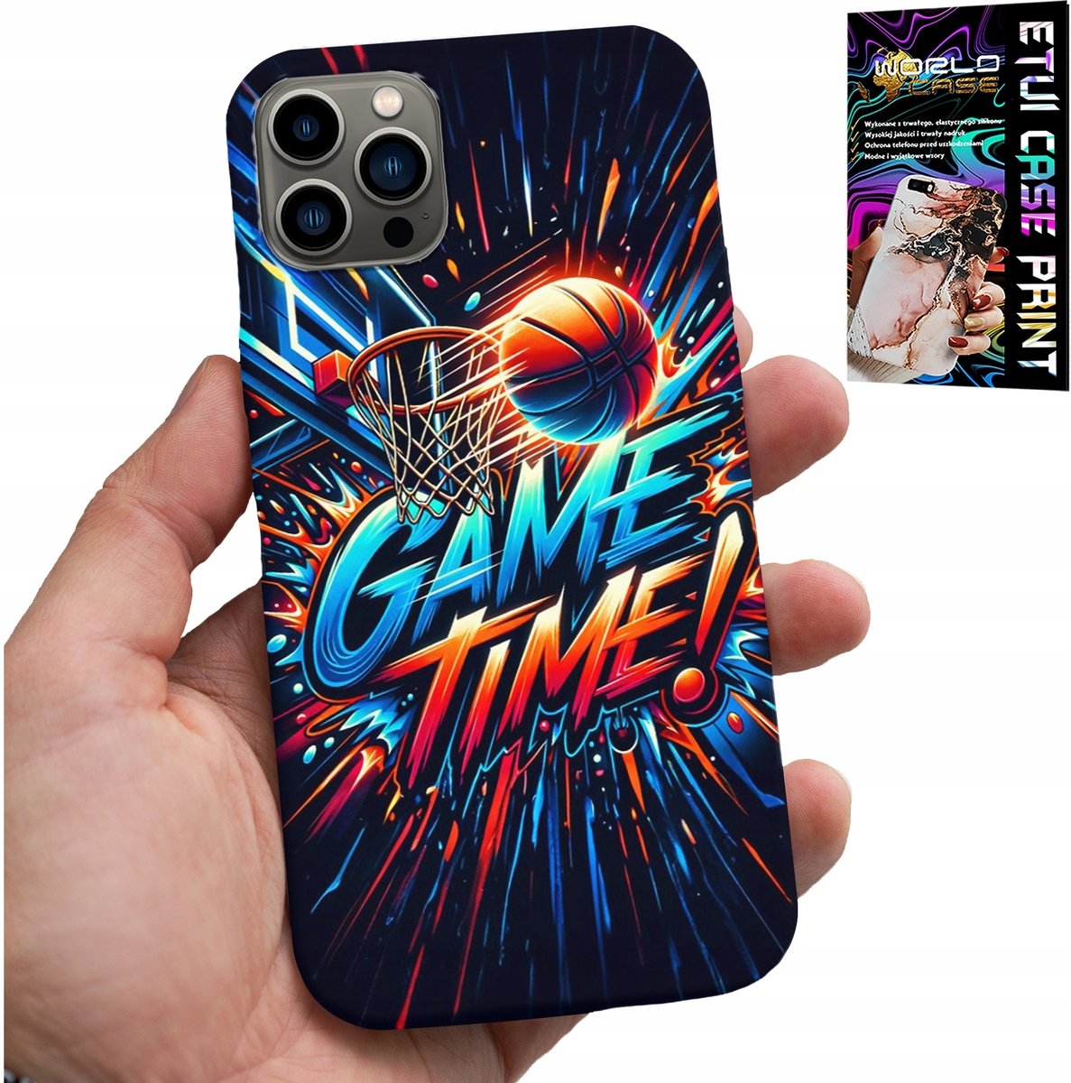 HOESJE VOOR IPHONE 11 PRO MAX - BASKETBAL NBA FAN 23 GAME TIME, COVER