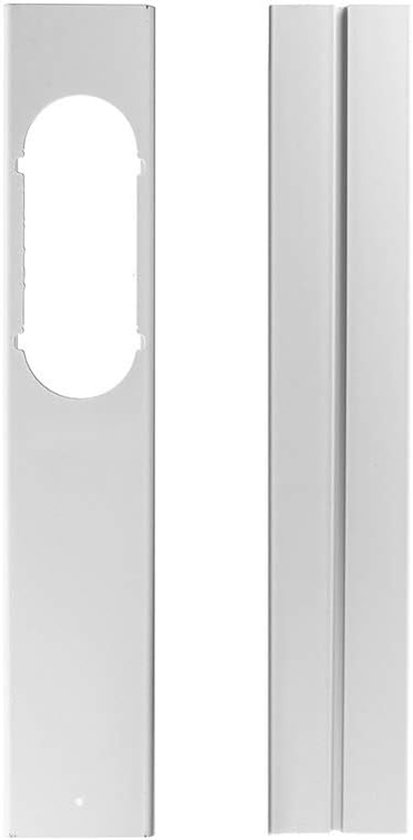 Universele verstelbare afdichtingsplaat 56×13 cm voor mobiele airco raamspalkplaat wit uitschuifbaar