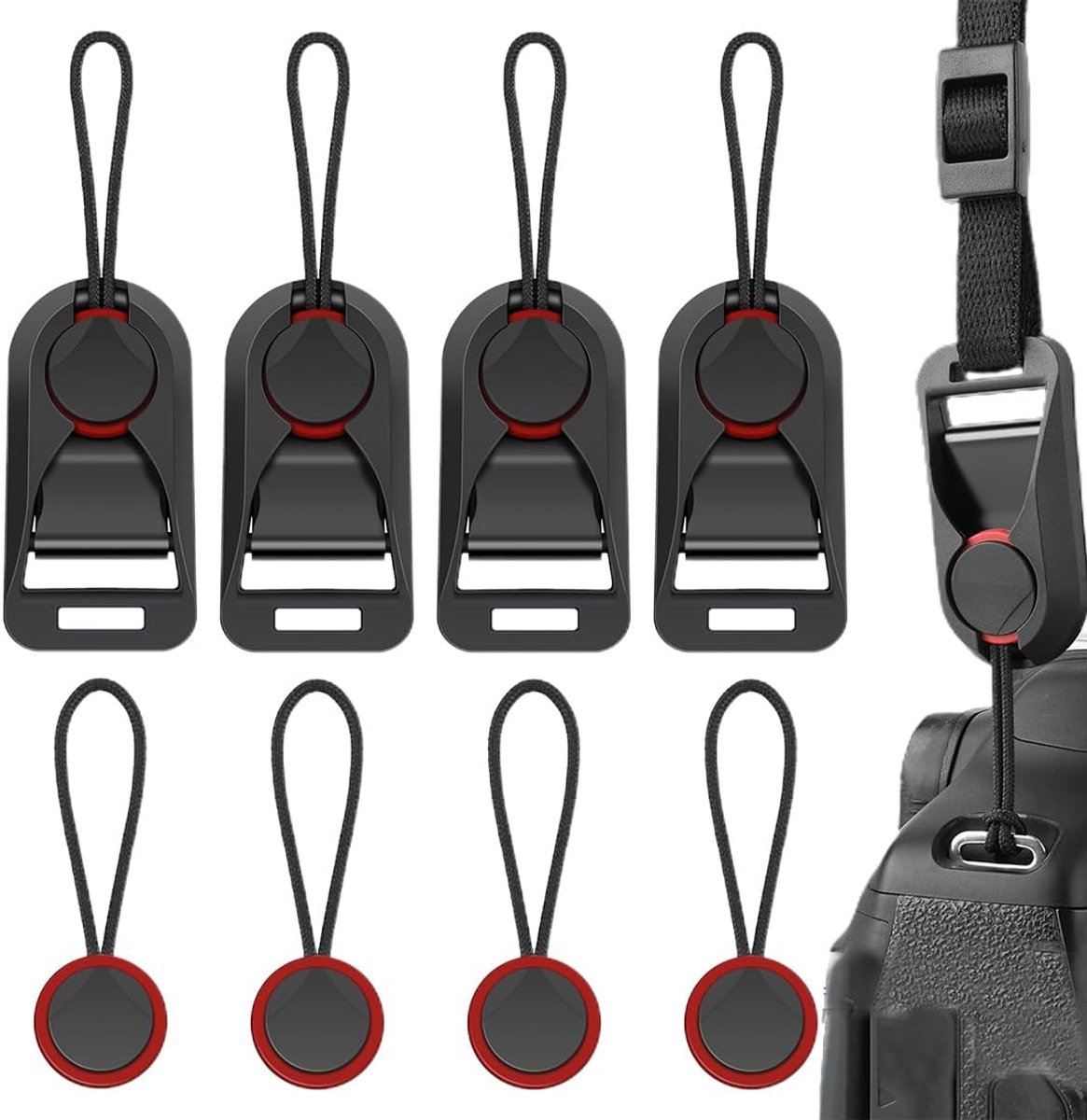 Snelle Ontgrendeling Camera Polsband - Paracord Touw - DSLR/SLR - Fotografie Accessoire voor Snel Gebruik
