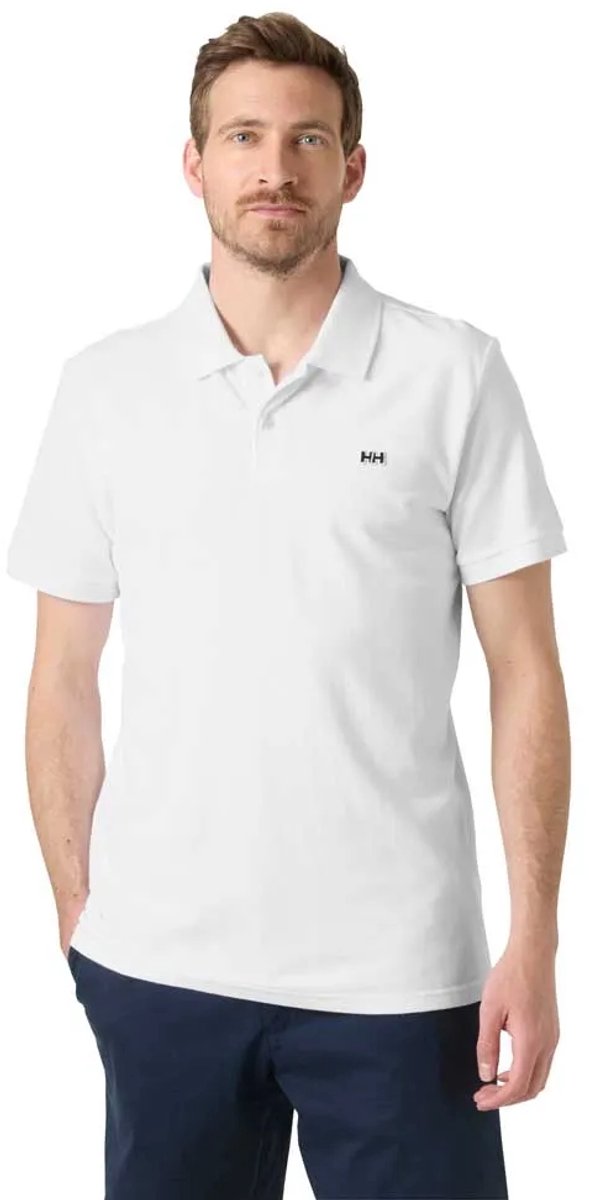 Helly Hansen Hudson Korte Mouw Poloshirt Wit S Man