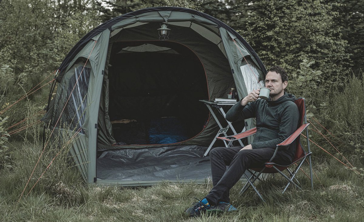 Easy Camp familietent | Hidra 5 | 5 personen | Groen