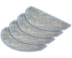 4 stucks vervangende dweilpads - compatibel met iRobot Roomba stofzuiger 2 Essential - zuig- en dweilrobot-combi, Y0140 - Y0110 - Q011 - Q0120 - Roomba 105 Combo - wisserdoeken
