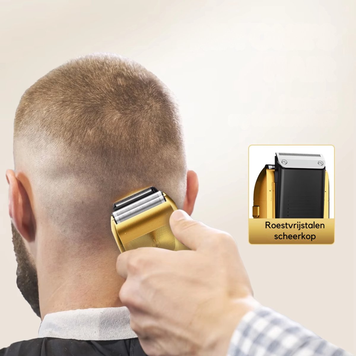 YST Solutions Nuvado Foil Shaver Draadloos Goud - afbeelding 2