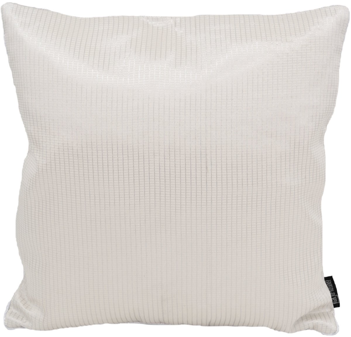 Gek op Kussens! Sierkussen Rohan White / Silver | 45 x 45 cm | Polyester Wit-Zilver