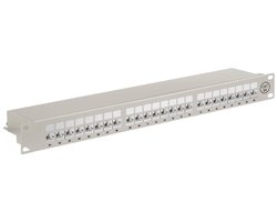 CAT 6A patchpaneel, 19 inch, 24-poorts (1 U)