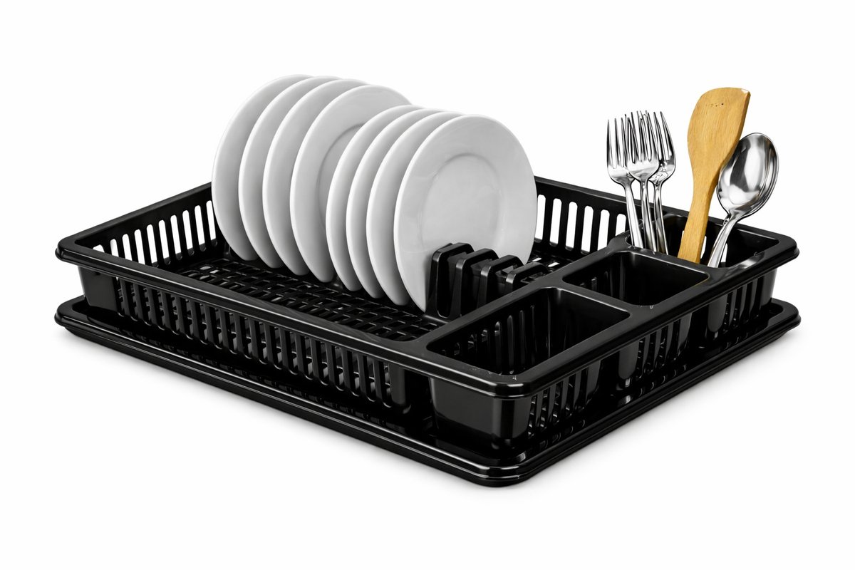 Michelino Afdruiprek 46 x 37 x 10 cm - Zwart