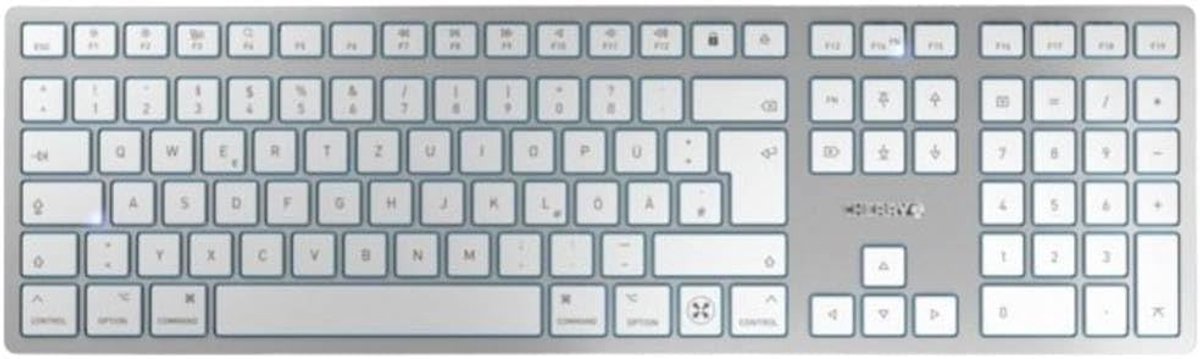 Draadloos Toetsenbord voor Mac - Oplaadbaar, Plat Ontwerp, QWERTZ Indeling