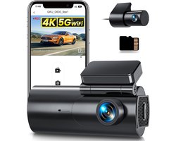 DYNA® Dashcam Voor en Achter - Dashcam - Dashcam Voor Auto - Zwart - 5cm x 10cm x 4cm