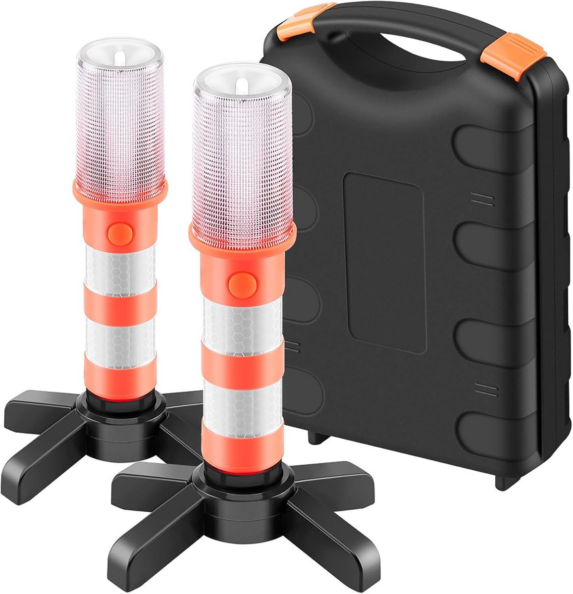Led Noodlampen voor Verkeersveiligheid en Kamperen - Flitslicht Set met Meerdere Verlichtingsmodi