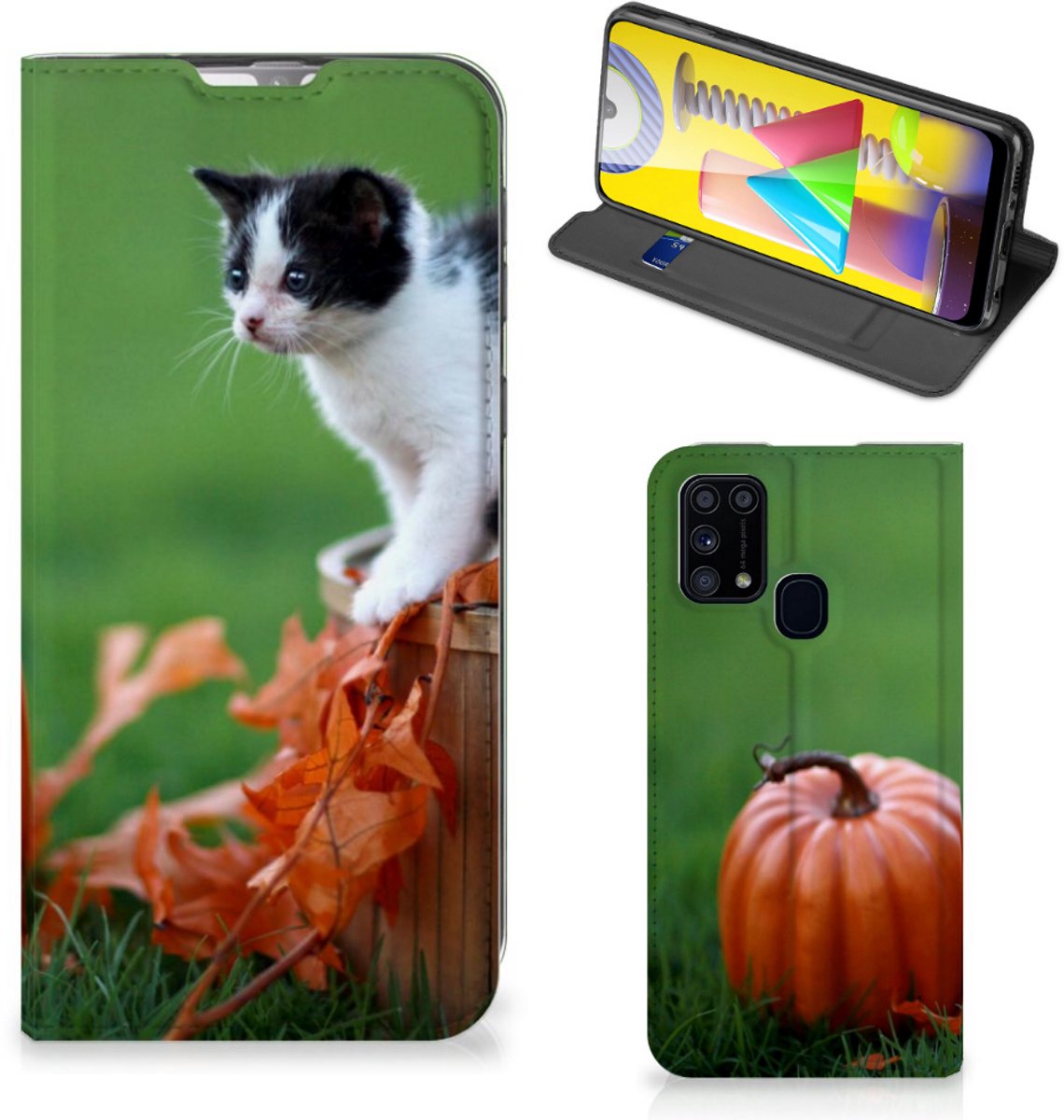 Samsung Galaxy M31 Hoesje maken Kitten