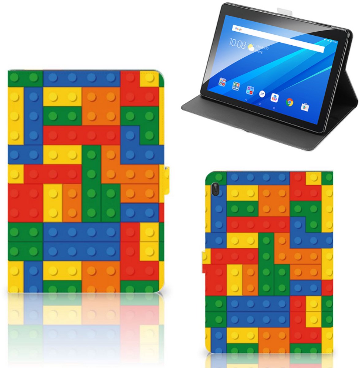 Lenovo Tab E10 Tablet Hoes Blokken