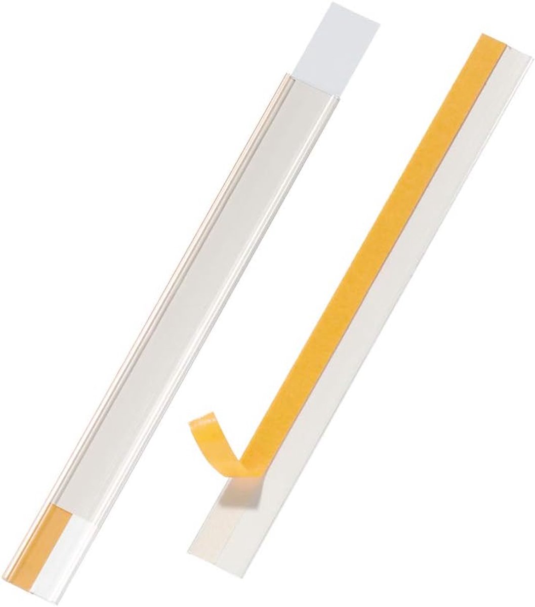 Scanfix Etikethouders 200 x 20 mm - Transparant - 50 Stuks