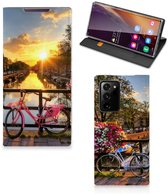 Étui pour téléphone Samsung Galaxy Note 20 Ultra Bookcase Amsterdam Canals