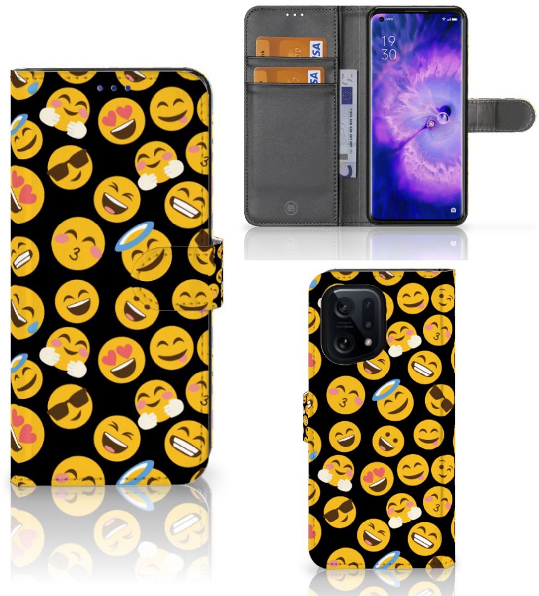 OPPO Find X5 Telefoon Hoesje Emoji