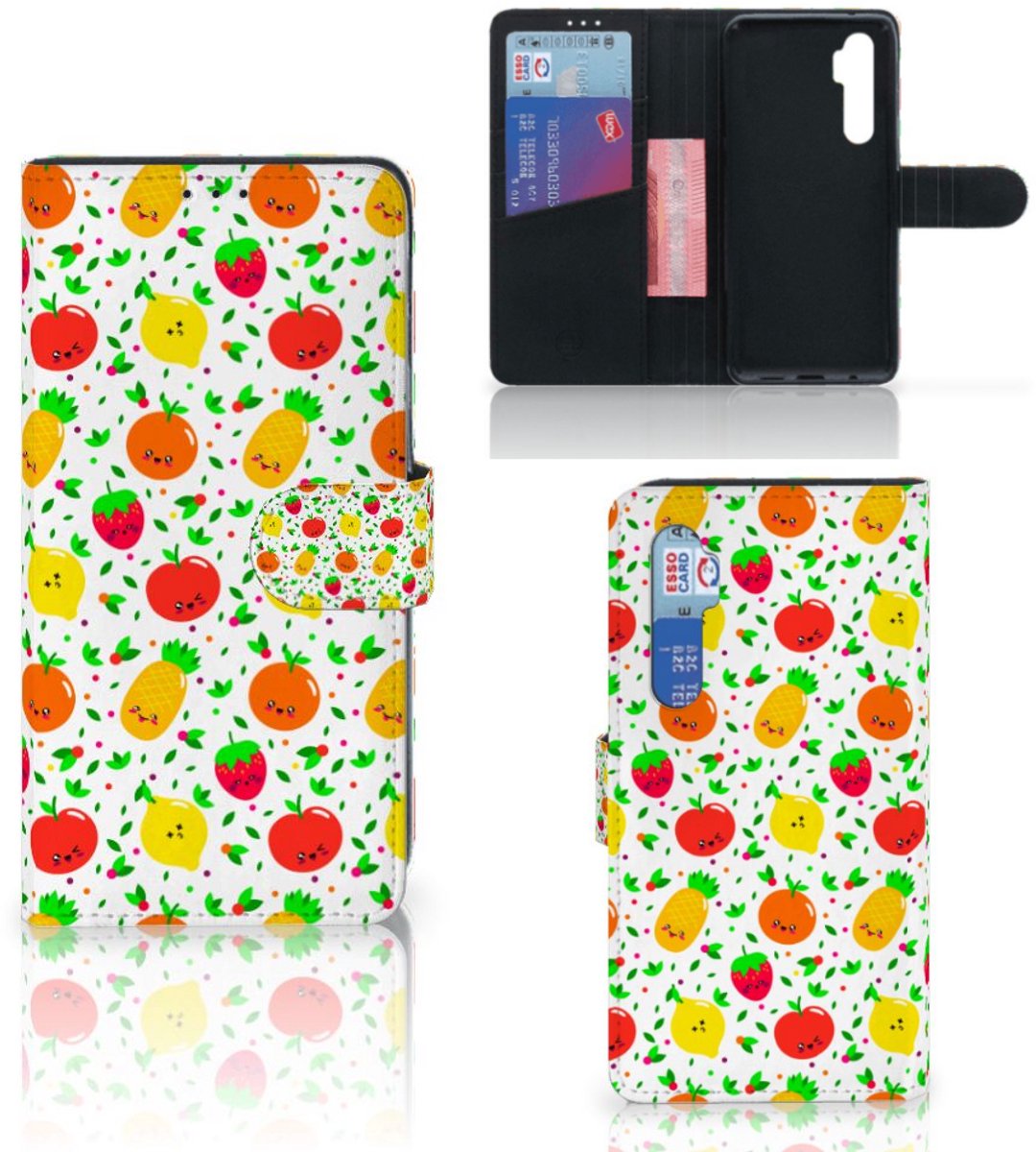 Xiaomi Mi Note 10 Lite Book Cover Fruits