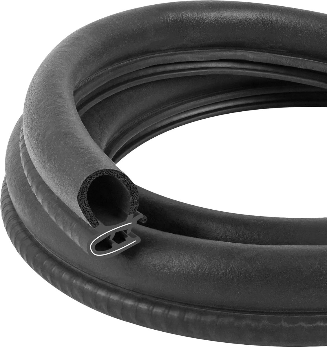 Rubberen Deurafdichting Strip voor Auto (3M)