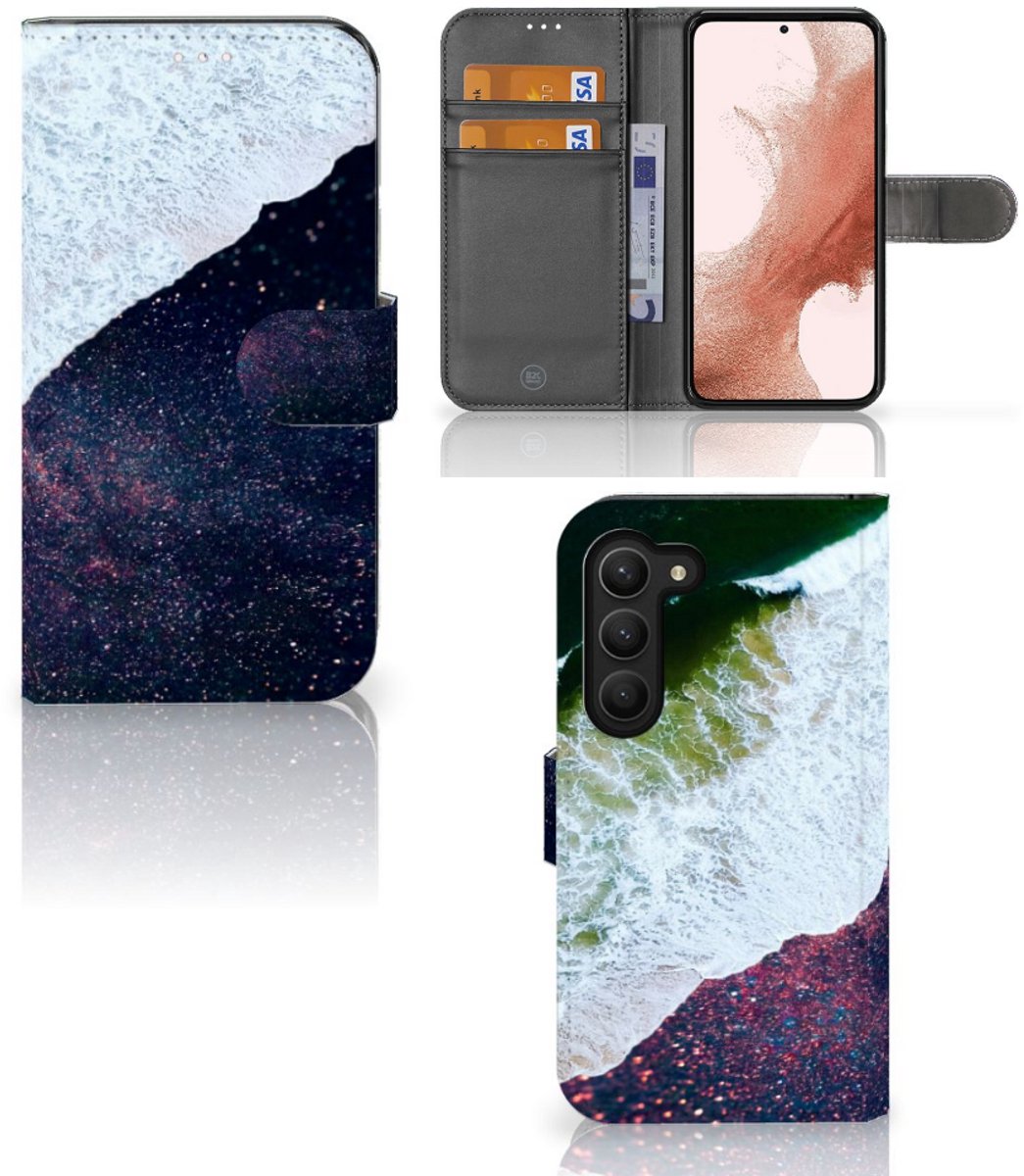 Samsung Galaxy S23 Book Case Sea in Space