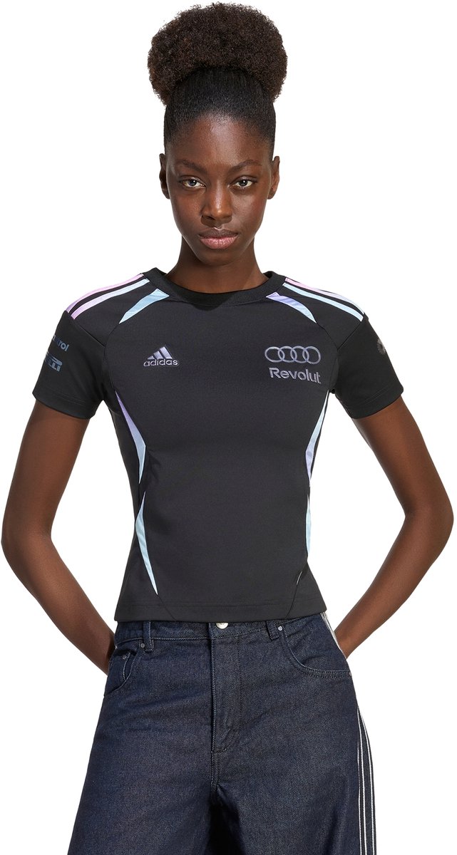 Adidas Performance Audi Revolut F1 Team Teamgeist Shirt Dames Zwart