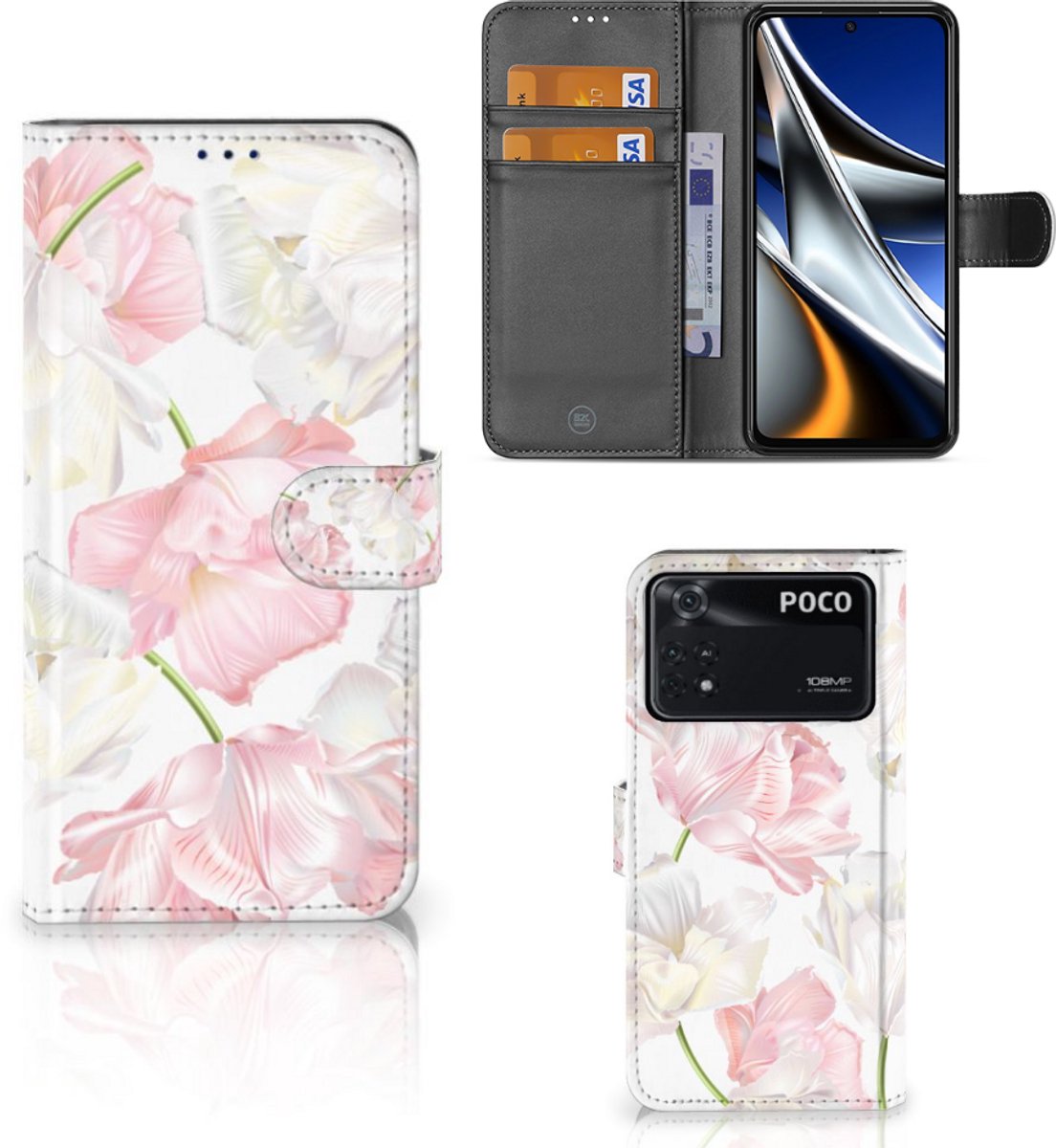 Xiaomi Poco X4 Pro 5G Hoesje Lovely Flowers