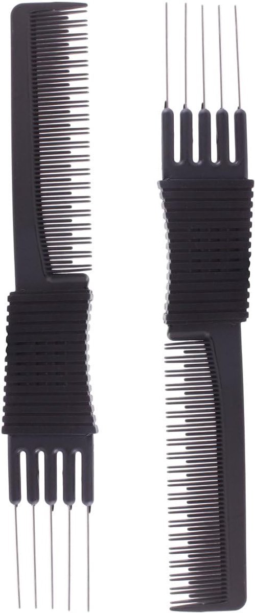 Professionele Haarsalon Toupeerkammen - Zwarte Carbon Kammen