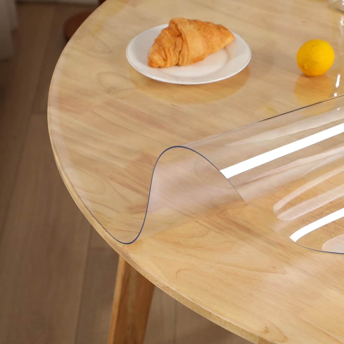 Transparant PVC Tafelkleed Rond 120 cm - Waterdicht en Vlekbestendig