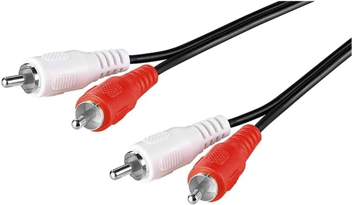 Stereo RCA-kabel 5 meter - 2x RCA-stekker voor HiFi Geluid
