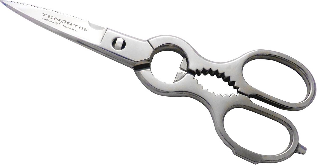 Multifunctionele Keukenschaar van Roestvrij Staal - 20 cm, Demonteerbaar