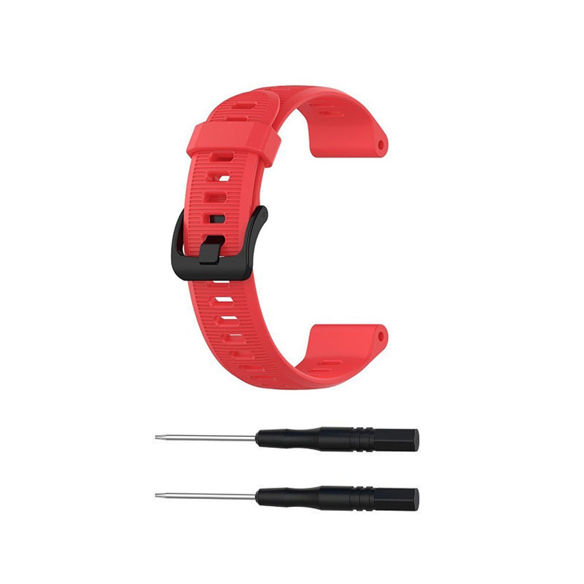 silicone watch strap geschikt voor Garmin Forerunner 945-Forerunner 935 Band, Silicone Replacement Strap geschikt voor Garmin Fenix 6-Approach S60,Sports watch strap,rood