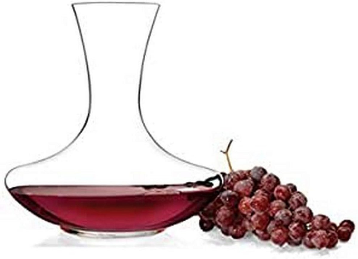 Transparente Glazen Decanteer voor Wijn - Perfect voor het Oxygeneren van Wijnen
