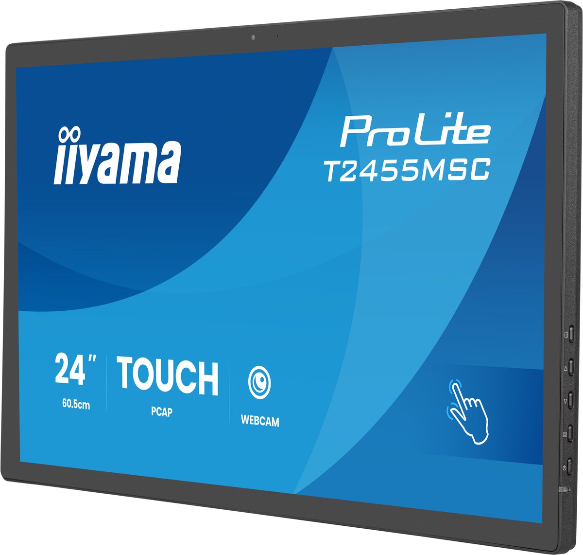 24" iiyama ProLite T2455MSC Touchscreen Monitor Full HD IPS Webcam Speakers Anti-vingerafdruk - Afbeelding 5