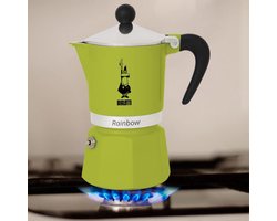 Kleurig aluminium koffiezetapparaat voor 1 kop