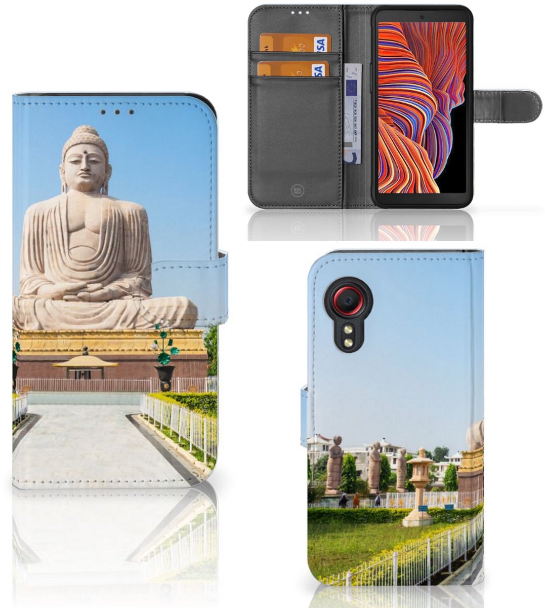 Samsung Galaxy Xcover 5 Flip Cover Boeddha