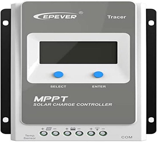 MPPT Laadregelaar 10A met LCD Display - 12V/24V voor Campers en Huishoudens