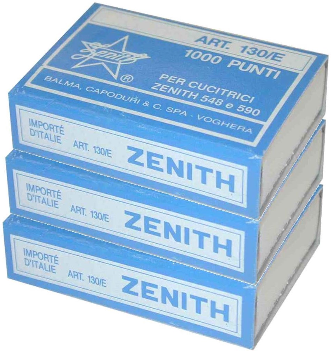 Dozen met 1000 nietjes 130/E - 6/4 voor nietmachines