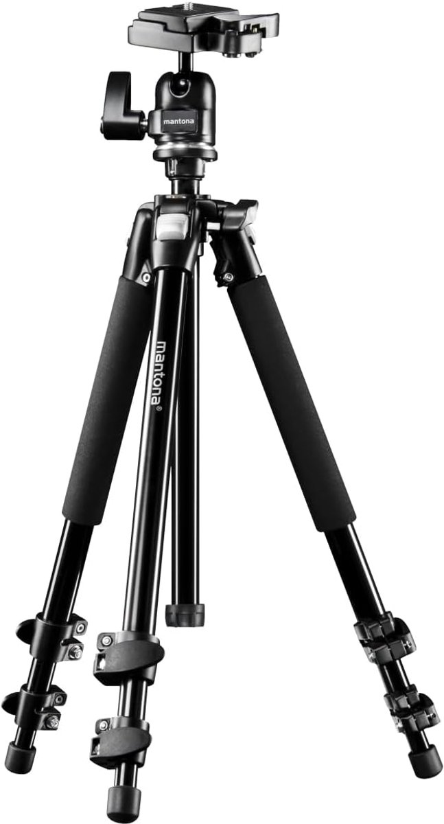 Fotostatief tot 160 cm - Compact en Licht Camerastatief voor Reizen en Outdoor Fotografie