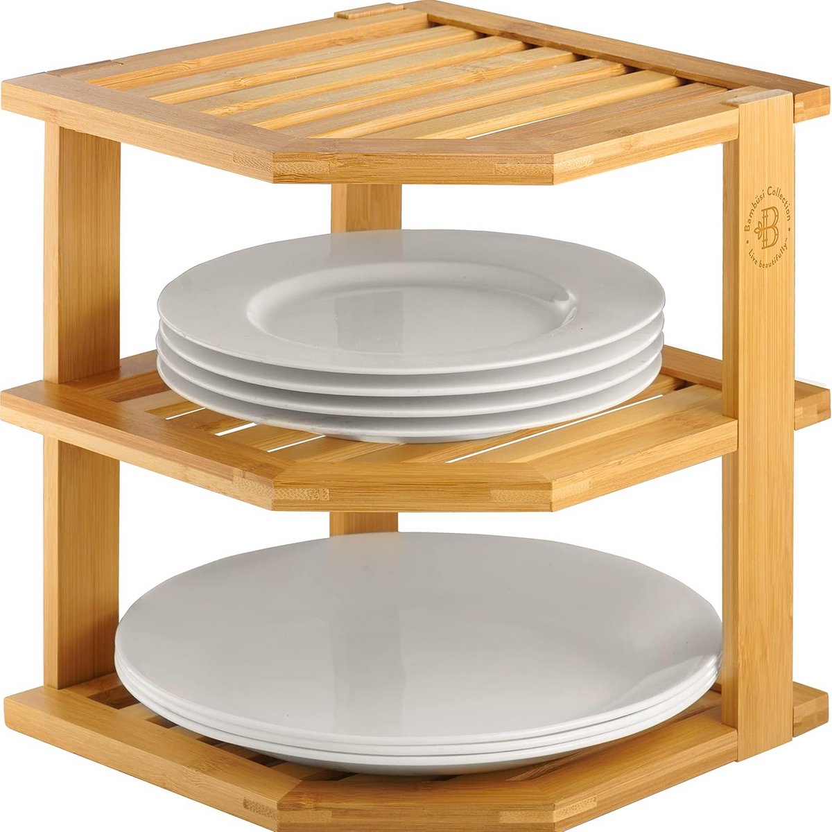 Hoekplank Organizer voor Keuken en Badkamer - Ruimtebesparende Opbergoplossing