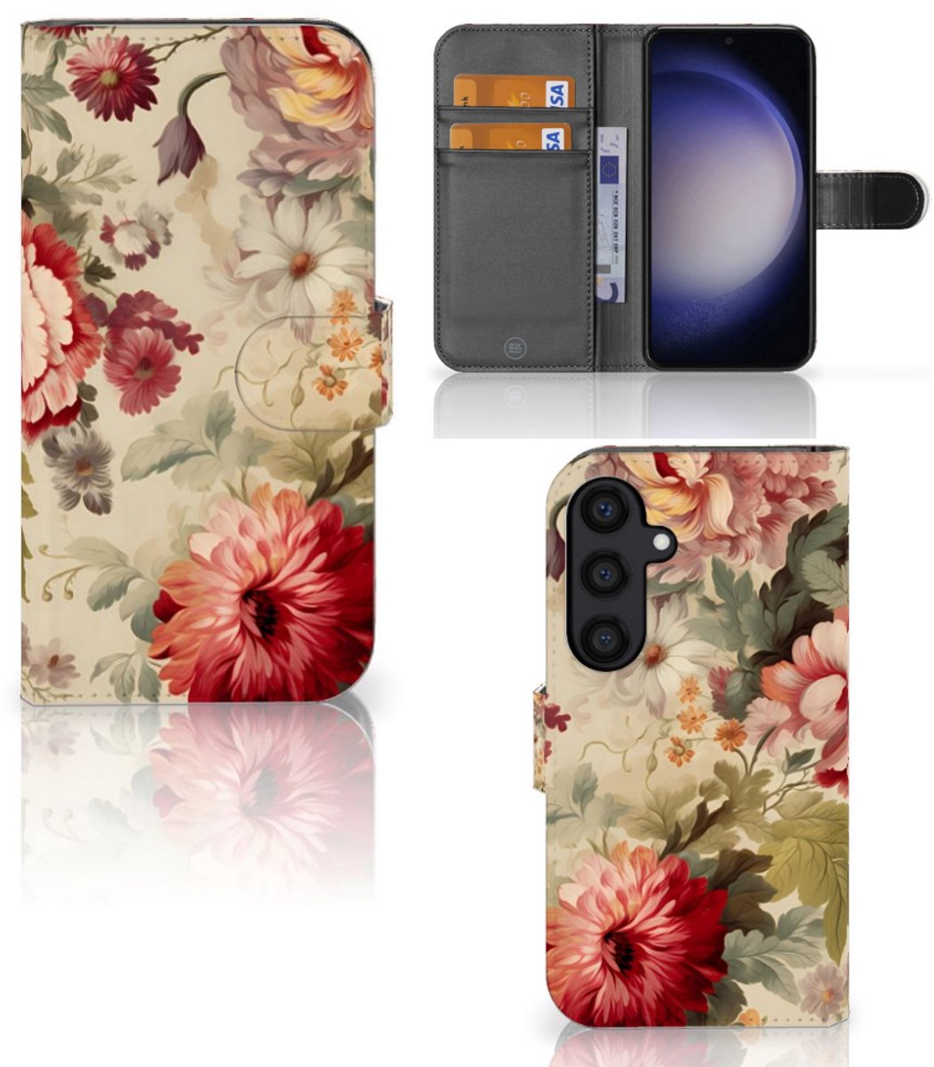 Hoesje voor Samsung Galaxy S24 Bloemen