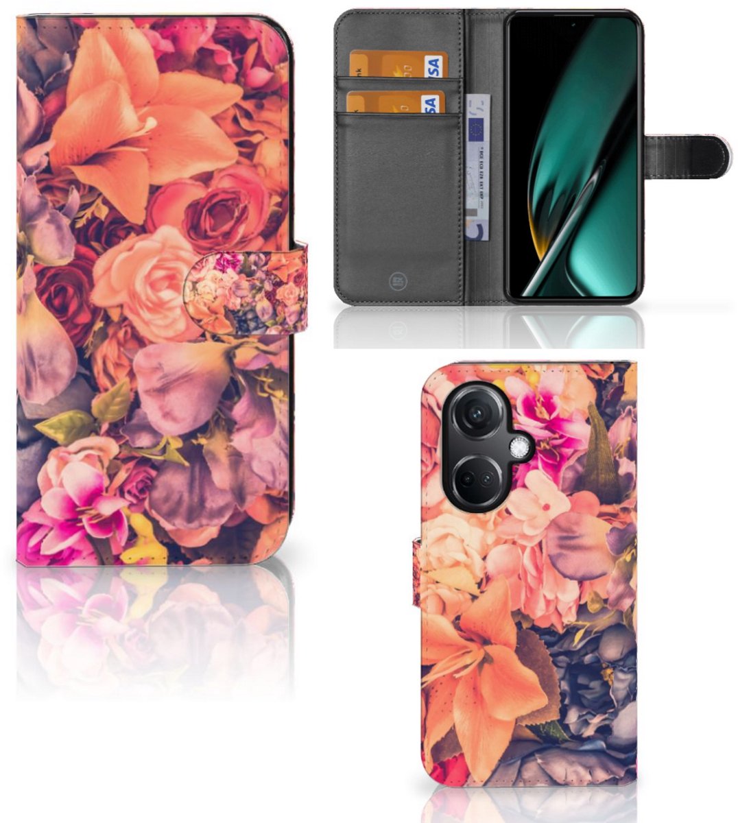 OnePlus Nord CE 3 Hoesje Bosje Bloemen