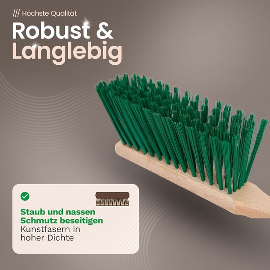 Veegset met lange steel - 4-delige set voor buitenreiniging — afbeelding 2
