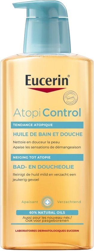 Eucerin AtopiControl Bad- en Doucheolie - Shower Oil - Droge Huid - Geschikt voor Eczeem - 400 ml