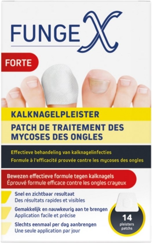 FungeX Kalknagel Pleister - Voetschimmel Behandeling - Alternatief Voetschimmel Creme - Zwemmerseczeem Behandeling - Schimmelnagel - Kalknagelbehandeling