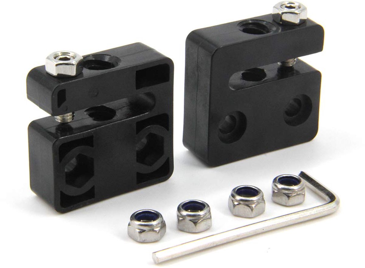 Anti-Speling Moerblok voor 8 mm As, Geschikt voor CNC en 3D-printers